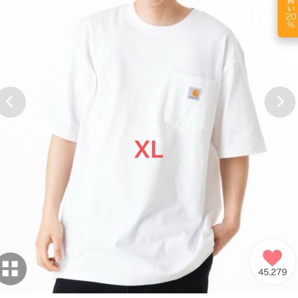 Carhartt カーハート ビッグシルエット Tシャツ ポケット 半袖 XL