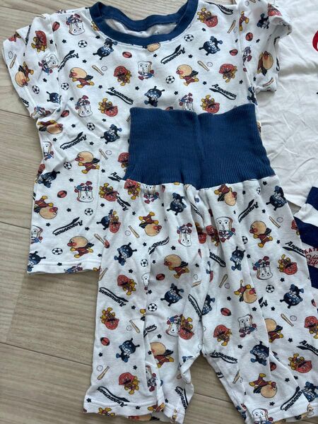 アンパンマン パジャマ 上下セット 半袖パジャマ 子供 服 100cm