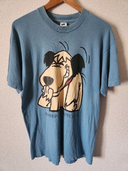 90s USA製 フルーツオブザルーム ケンケン Tシャツ ビンテージ 半袖 古着 チキチキマシン猛レース
