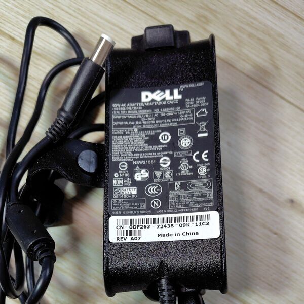 Dell デル ACアダプター LA65NS0 純正 19.5V 3.34A 外径7.4mm