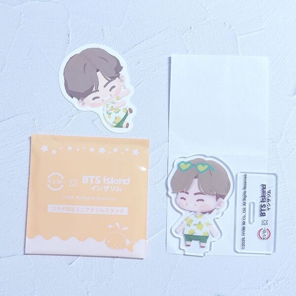 スシロー×BTS Island:インザソムコラボ限定 アクリルスタンド ピック V テヒョン テテ