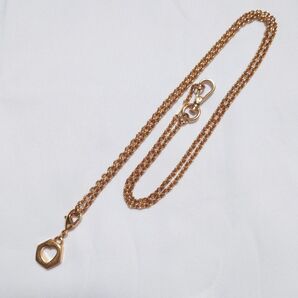■ ネックレス ■ PRADA プラダ チェーンネックレス ロング ハート ゴールド