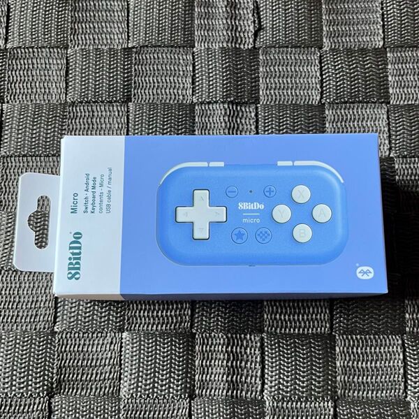 未開封新品 8BitDo micro ブルー ワイヤレス コントローラー Switch ios Android 左手デバイス