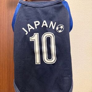 【中古】サッカー日本代表ユニフォームペット服