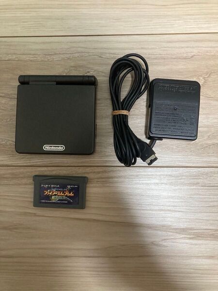 週末値下げ【超美品】ゲームボーイアドバンスSP オニキスブラック、ファイアーエムブレム 烈火の剣