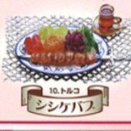リーメントぷちサンプル ヨーロッパグルメツアー⑩トルコ シシケバブ ミニチュア食品サンプル ディスプレイ