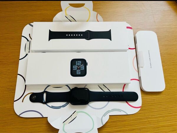 Apple Watch SE2 GPSモデル 44mm ミッドナイトアルミニウムケースブランド