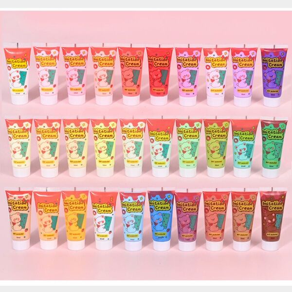 デコホイップ ホイップデコ ホイップクリーム 50ml デコパーツ レジン クリーム粘土 ハンドメイド 材料 デコレーション