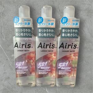 ソフラン Airis エアリス 柔軟剤 480ml×3個セット バルコニー 521 ネクタリン&フリージアの香り 本体