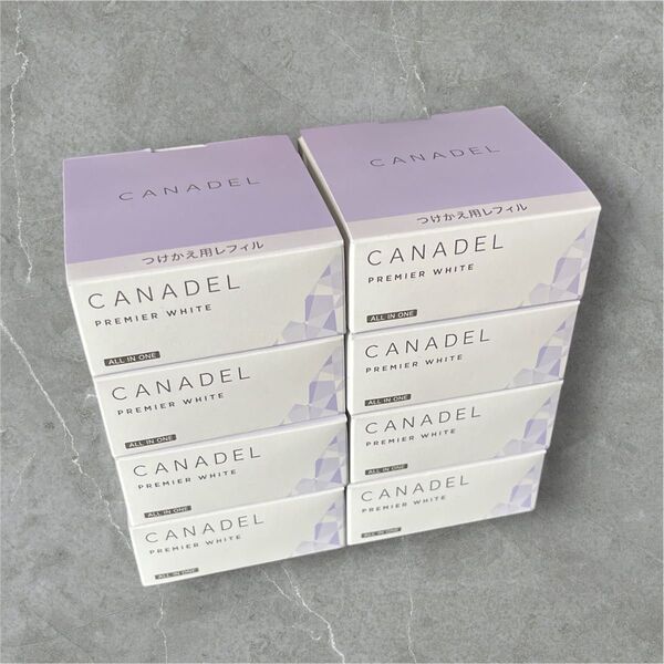CANADEL カナデル プレミアホワイト つけかえ用レフィル 58g×8個セット