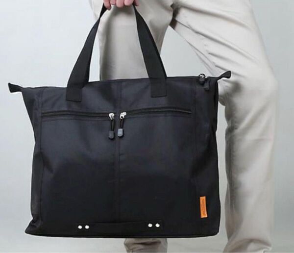 トートバッグA3サイズ対応 。新品。 ブラック。