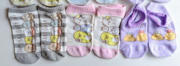 すみっコぐらし 靴下 サンリオ キッズ クリーニング済 キッズ ソックス 子供