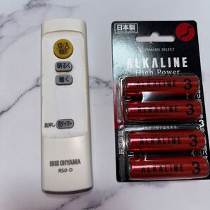 未使用 ヤマダ電機 アルカリ乾電池 単3形 4本 IRIS OHYAMA リモコン