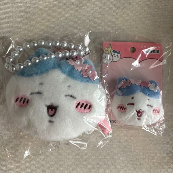 ちいかわ ハチワレ マスコット ぬいぐるみ コインケース おかお缶バッジ 中国限定 miniso 正規品