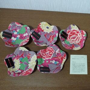 布製コースター 5枚セット