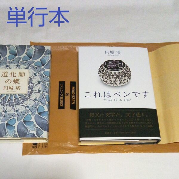 円城塔【2冊】これはペンです 単行本 初版 帯付き 美品 ◇ 道化師の蝶 単行本 帯無し 古本