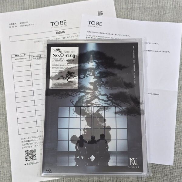 TOBE LIVE at ARIAKE ARENA 2024 No.O -ring- Number_i 初回生産限定盤