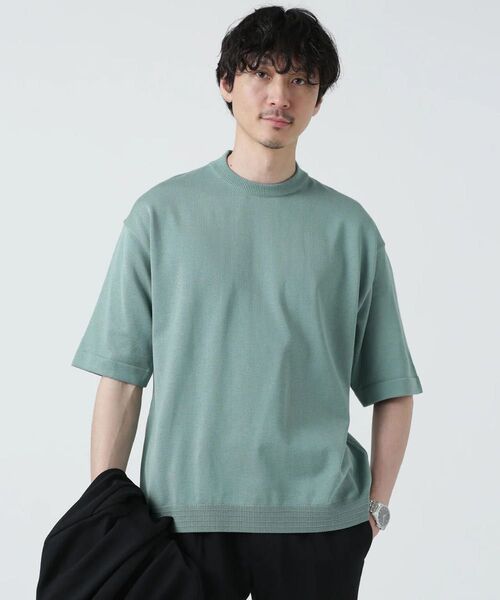 NANO universe【美品】LB.03/「タフニット」ジャケT 半袖