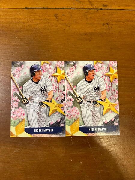 ヤンキース 松井秀喜選手 topps tokyo serise カード2枚セット エラーカード