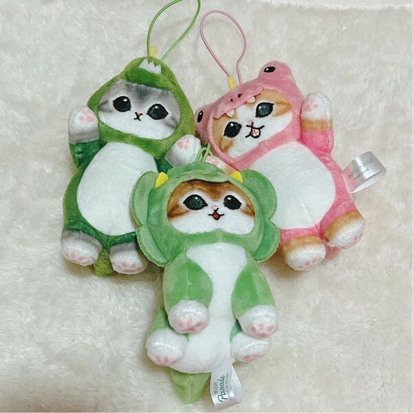 mofusand モフサンド かいじゅうにゃんマスコット3点