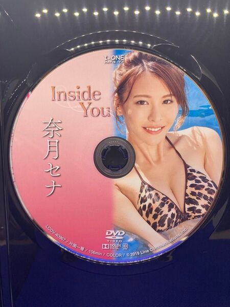 ★ディスクのみ★ 奈月セナ 2枚セット InsideYou RIDEonTIME グラビア グラドル 巨乳 イメージDVD 着エロ