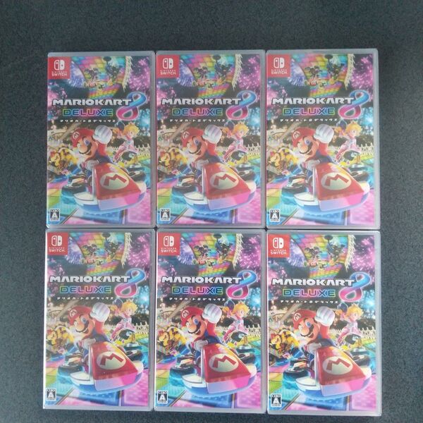 シュリンク未開封新品 Nintendo Switch ニンテンドースイッチ マリオカート8 デラックス 6本セット 任天堂