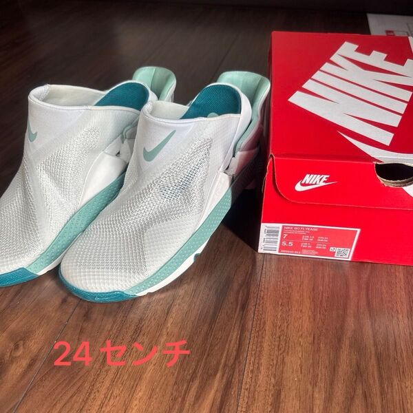 NIKE GO FLYEASE スニーカー ホワイト/ミント 24cm