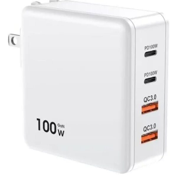 充電器 タイプc 100w PD 急速充電器 4ポート同時充電 軽量 小型 USB PD3.0/QC3.0/PPS/SCP規格