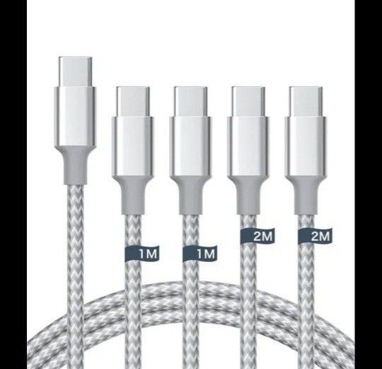タイプc ケーブル Type C ケーブル 【1m+1m+2m+2m/本】 PD対応 60W急速充電】 USB Cケーブル データ