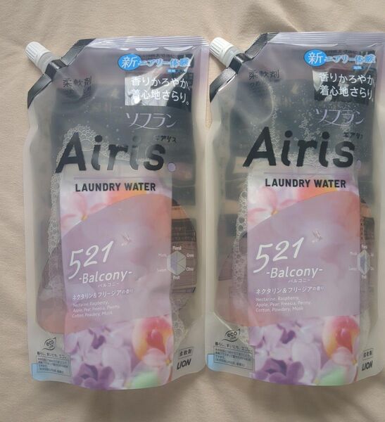 ライオン ソフラン エアリス バルコニー つめかえ用 850ml×2個セット