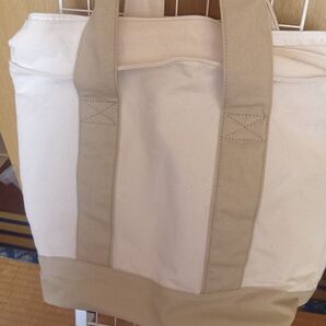 トートバッグ キャンバス ベージュ ホワイト 通勤 通学