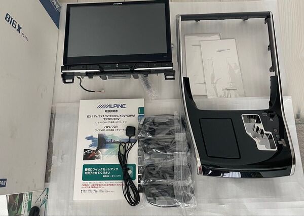 アルパイン ナビ EX10V 地図 2023年 ヴェルファイアアルファード 20系 ナビ ALPINE BIGX ビッグX