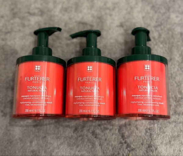 【新品】ルネフルトレール トニシア マスク 200ml ×3個 ヘアトリートメント ダメージ ドライ エイジング 空洞化 スパ