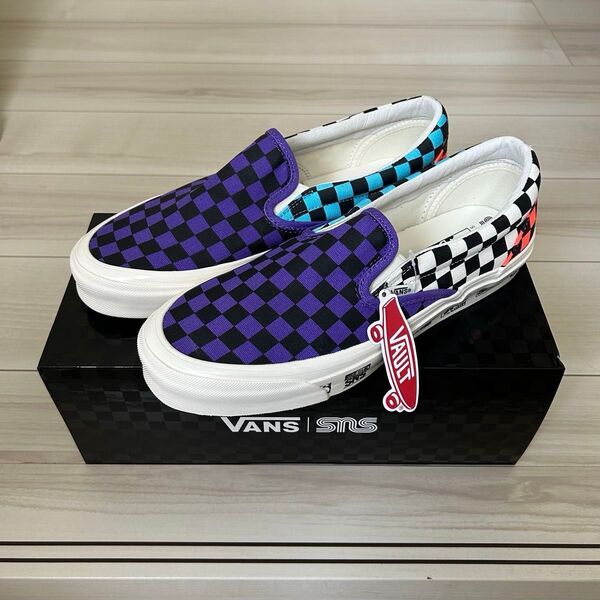 28.5cm SNS別注 VANS OG CLASSIC SLIP-ON バンズ クラシック スリッポン VN0A45JK01M