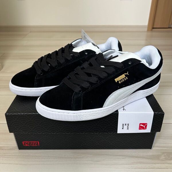 28cm PUMA SUEDE MIJ BEAMS BLACK WHITE プーマ ビームス ブラック ホワイト 388639
