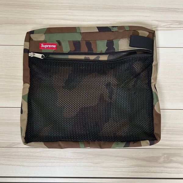 中古 16AW Supreme MESH ORGANIZER CAMO シュプリーム メッシュ オーガナイザー ポーチ 迷彩