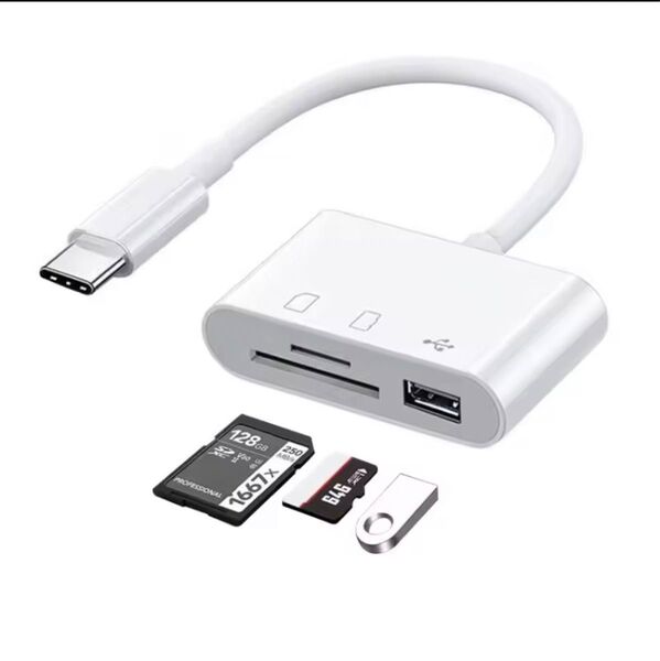 Type-C カードリーダー SDカード microSD USBメモリ