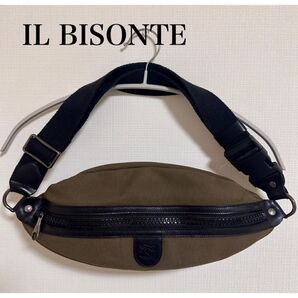 IL BISONTE イルビゾンテ レザー ボディバッグ ウエストバッグ