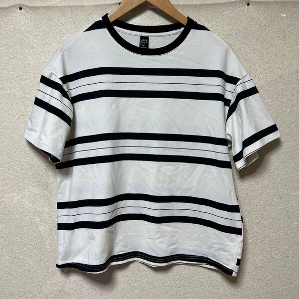 ボーダーTシャツ 半袖Tシャツ コットン100%