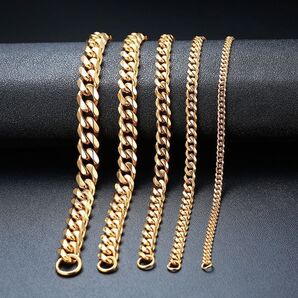 8㎜ 喜平ネックレス ステンレスネックレス ステンレスチェーン ゴールド