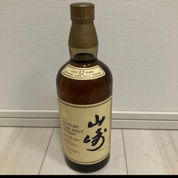 未開栓 サントリー ピュアモルトウイスキー山崎 12年 750ml 43% 古酒 SUNTORY