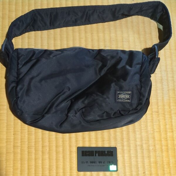 HEAD PORTER ショルダーバッグ ブラック