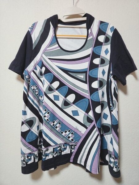 シカレロ Tシャツ 総柄 カットソー 半袖 トップス