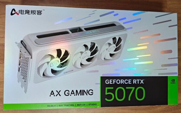 AX Gaming Geforce RTX5070 X3W 新品未開封