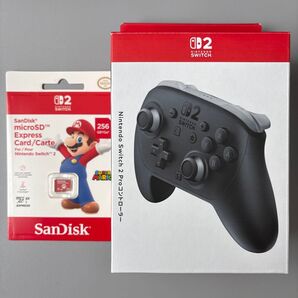 Nintendo Switch 2 Proコントローラー & microSD Express Card 256GB セット②
