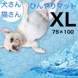 【ブラウンXL】冷んやりマット 犬猫ペット 接触冷感 洗濯機OK 暑さ対策