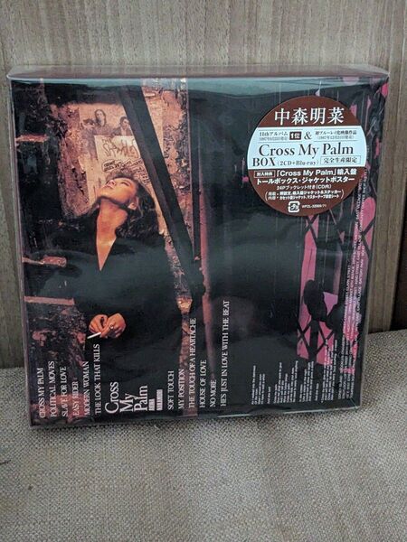 中森明菜 2CD+Blu-ray 「Cross My Palm」 COMPLETE BOX 完全生産限定盤 7インチサイズ