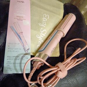 EasyStyler USB SUGAR IRON VOLUME ヘアアイロン ピンク