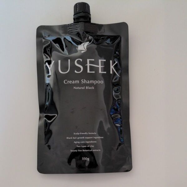YUSEEK クリームシャンプー ナチュラルブラック 350g
