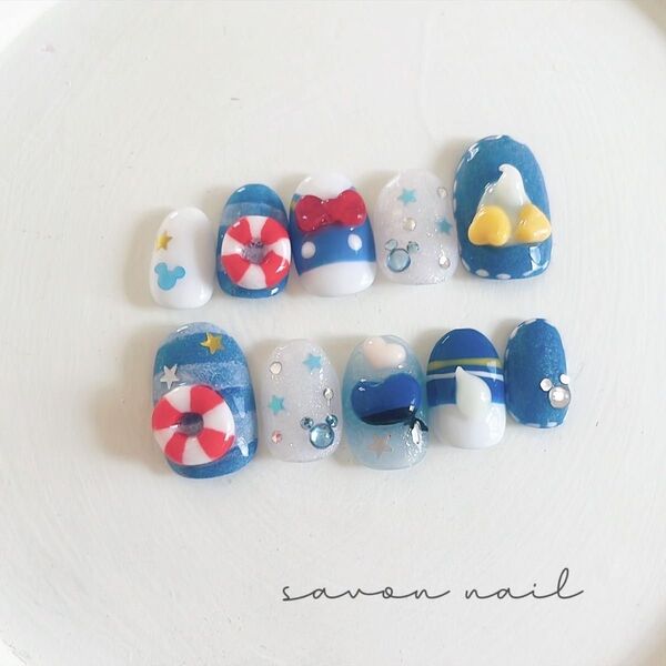 ネイルチップ ディズニー ドナルド パルパルーザ ミッキー